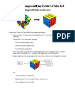 Tutorialmenyelesaiakn Rubiks Cube 3 X 3