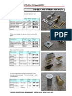 Sockets and Staples for Bolts