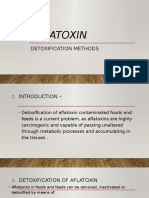 Detoxification Methods of Aflatoxin