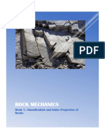 Week 01 - Classification and Index Properties of Rocks PDF