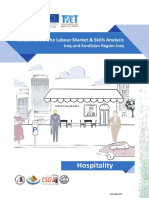 Assessment of The Labour Market & Skills Analysis Iraq and Kurdistan Region-Iraq Hospitality 2019