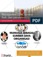 12 - Manajemen SDM, Sarana Fisik, Dan Peralatan