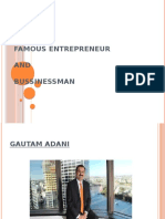 Gautam Adani: Famous Indian Entrepreneur and Bussinessman