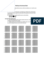 Homi Bhabha Exam Answer - Sheet - Format 1 PDF