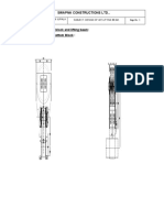 1.0 Design of Bottom Block and Lifting Beam: Sketch of Bottom Block