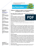 Influence of Different Explants On Micropropagation of Gwarpatha (Aloe Vera (L.) Burm.)