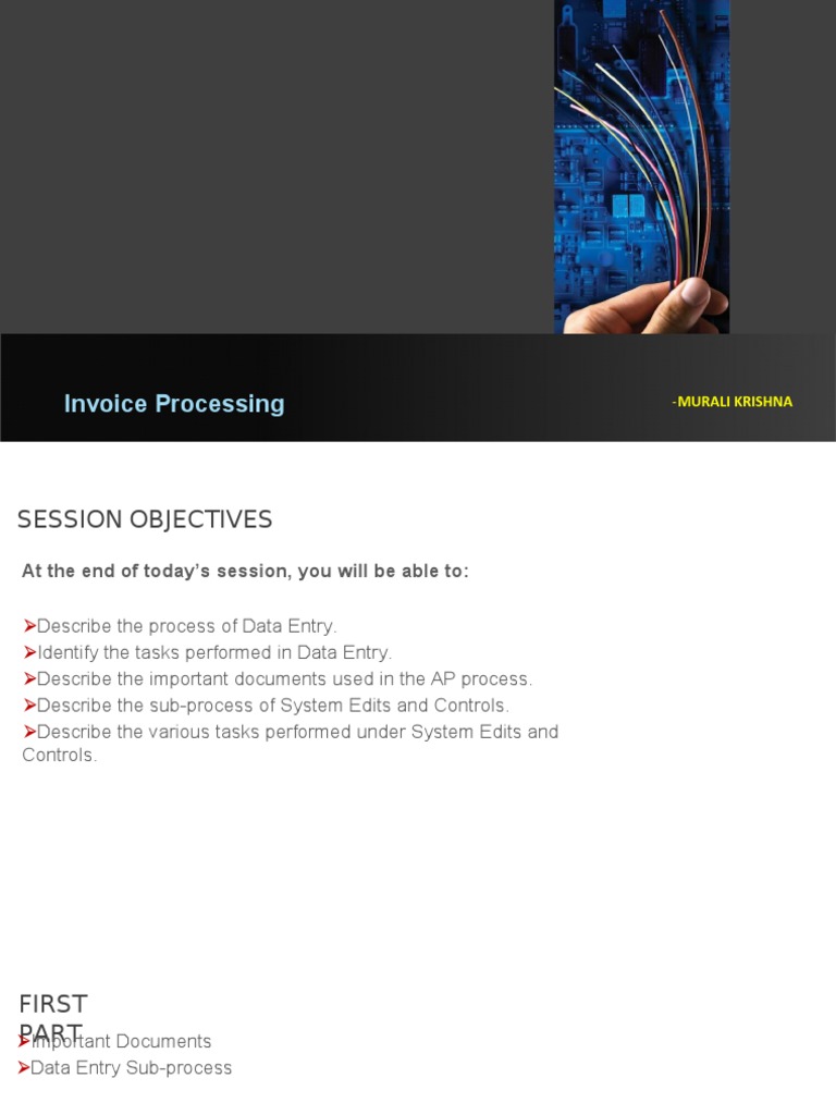 Invoice Processing Overview and Steps | PDF | Invoice | Receipt