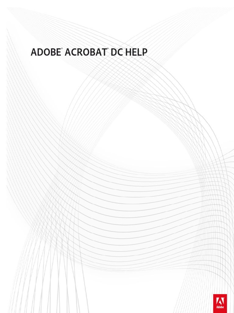 Manual Acrobat DC Pro - Standard and Reader CC 2019 | PDF | System ...