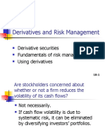 Derivative Securities Fundamentals of Risk Management Using Derivatives