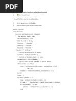 How To Create The Sample Function Called Spell Number