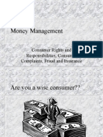 Money Management: Consumer Rights and Responsibilities, Consumer Complaints, Fraud and Insurance