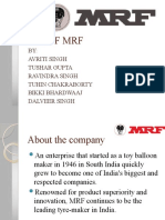 Mis of MRF: BY: Avriti Singh Tushar Gupta Ravindra Singh Tuhin Chakraborty Bikki Bhardwaaj Dalveer Singh