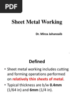 Sheet Metal Working PDF