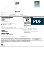 30 Sep 1998 Male Obc-Ncl: Communication Address GATE Exam Details