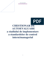 Model Chestionar de Autoevaluare CIM