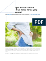 Perkembangan Ibu Dan Janin Di Trimester 1 Plus Tanda