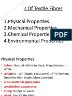 Properties Of Fibres