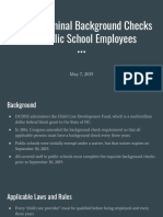 Dcdee Criminal Background Checks For Public School Employees Recovered
