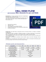 Fincell High Flow: Particulate Filter Elements For Gas and Fluids