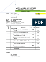 Matin-Ao Agri-Live Venture: Purchase Order
