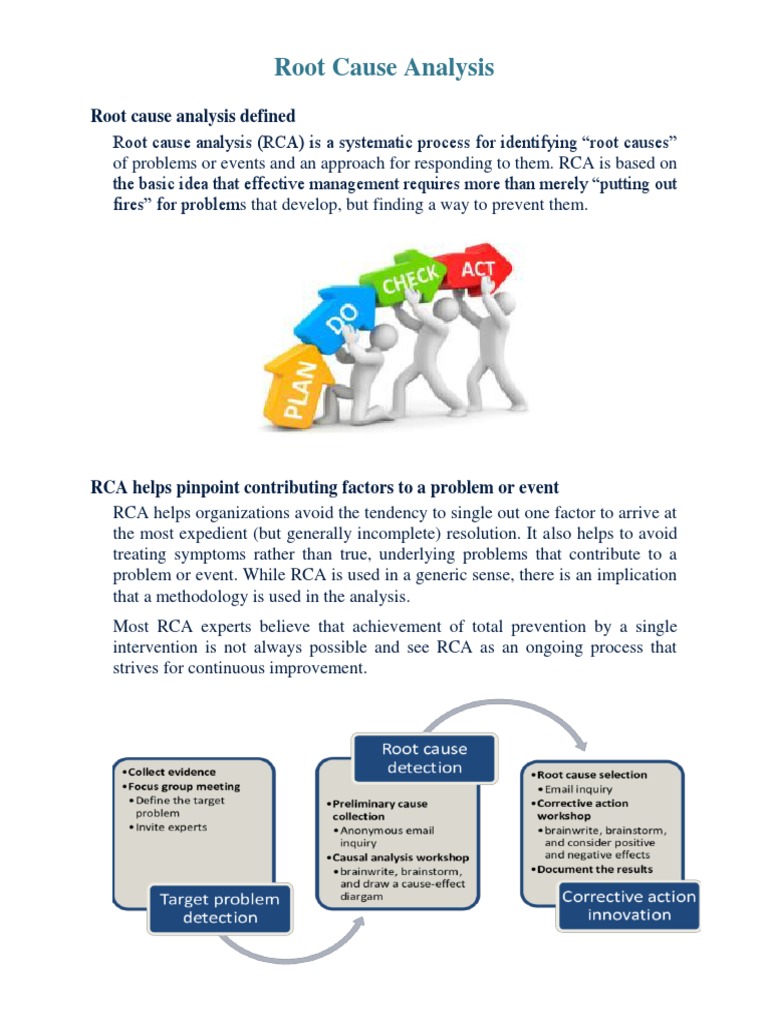 Root Cause Analysis: Methods & Benefits | PDF | Analysis | Business