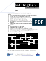 Money and Education: Read The Following Clues and Then Fill in The Crossword