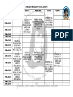 Horarios de Trabajo Social 1er Cuatrimestre PDF