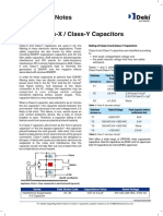 Application Notes: Rating of Class-X and Class-Y Capacitors