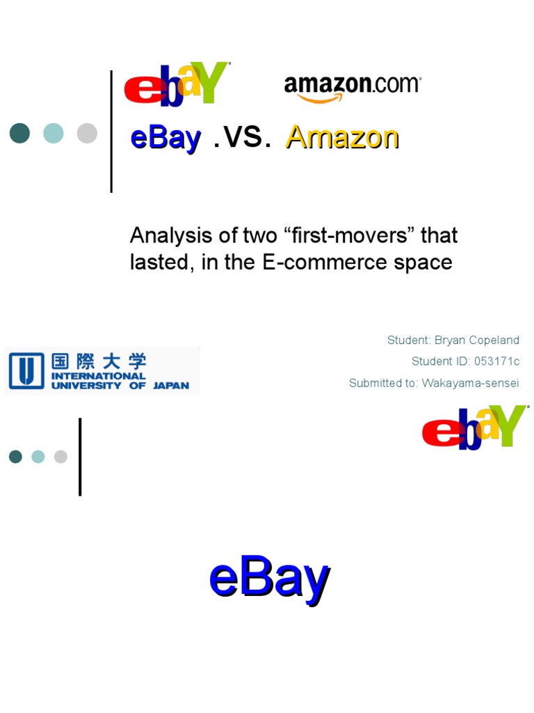 Ebay Vs Amazon | PDF | E Bay | Online Shopping