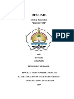 TUGAS 1 RESUME EKOLOGI TUMBUHAN (EKOSISEM) Ruwaeda PDF