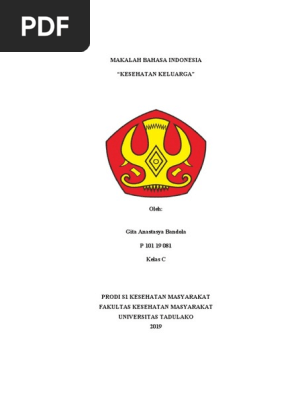 Makalah Bahasa Indonesia Kesehatan Keluarga