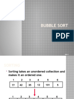 Bubble Sort: Slide 1