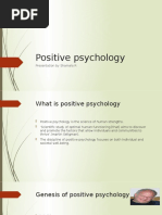 Positive Psychology: Presentation by Shamala R