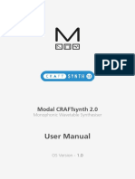User Manual: Modal Craftsynth 2.0
