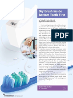 Dry Brush Inside Bottom Teeth First: Hygiene and Prevention