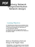 Delivery Network Design (Distribution Network Design)