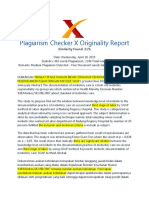 Plagiarism Checker X Originality Report: Similarity Found: 21%