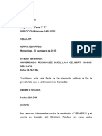 Sentencia Que Desestima La Prescripción Penal