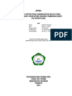 JURNAL Perilaku Lentur Pada Kondisi Batas Balok Yang Menggunakan Pasir Apung Dengan Tambahan Serat Polypropylene PDF