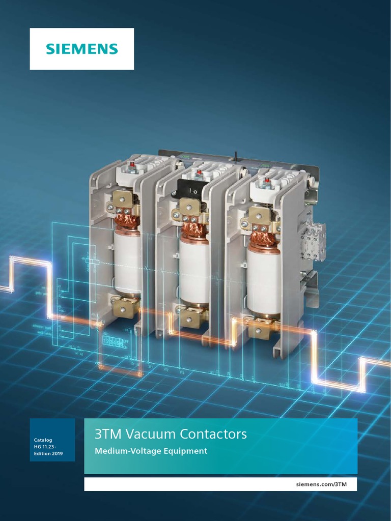 Siemens 3TM Vacuum Contactors Catalog | PDF | Fuse (Electrical ...