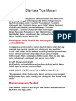 Hubungan Diantara Tiga Macam Tauhid.docx