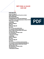 Ebó para La Salud Odí Osé PDF
