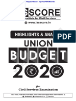 GS Score Budget - 2020