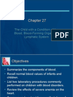 The Child With A Condition of The Blood, Blood-Forming Organs, or Lymphatic System