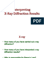 Interpreting X-Ray Diffraction Results
