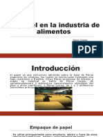 Papel en la industria alimentaria