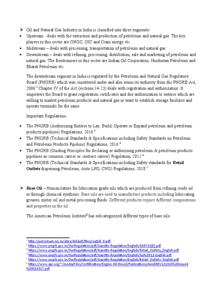 Outlets Dispensing Petroleum, Auto LPG, CNG) Regulations, 2018