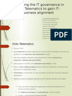 Reshaping The IT Governance in Octo Telematics To Gain IT-business Alignment