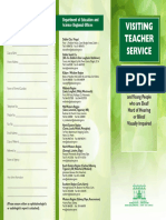 Visiting Teacher Service: Department of Education and Science Regional Offices Referral Form