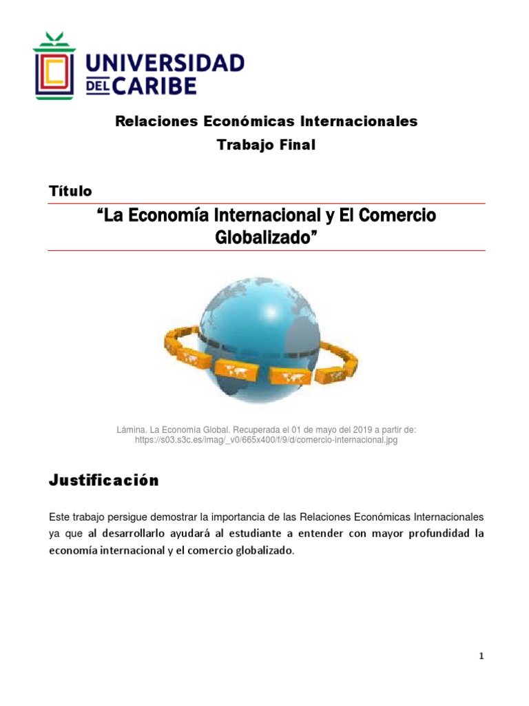 Economía Internacional y Comercio Global | PDF | Globalización | Economias